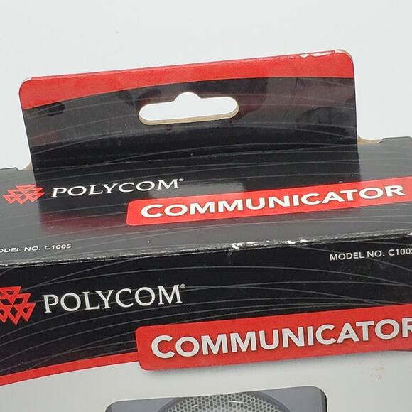 Polycom Communicator C100S USB Skype / Zoom Desktop Speaker Microphone. New - Picture 3 of 12